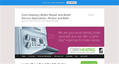 Desktop Screenshot of coreheating.co.uk