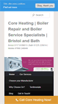 Mobile Screenshot of coreheating.co.uk